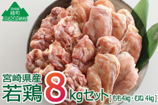 36-122_宮崎県産若鶏＜8kg＞セット