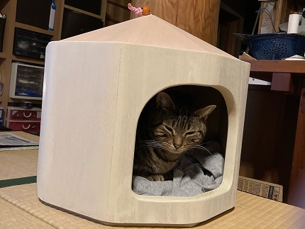 62-01_愛猫との楽しい生活を　桐製キャットハウス