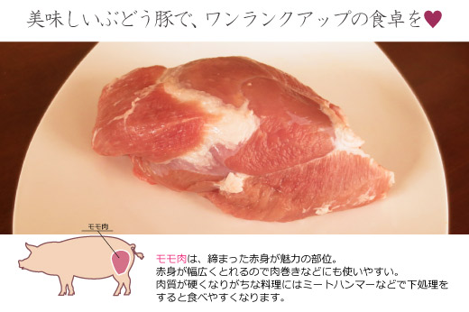 36-173_ぶどう豚モモブロック1kg